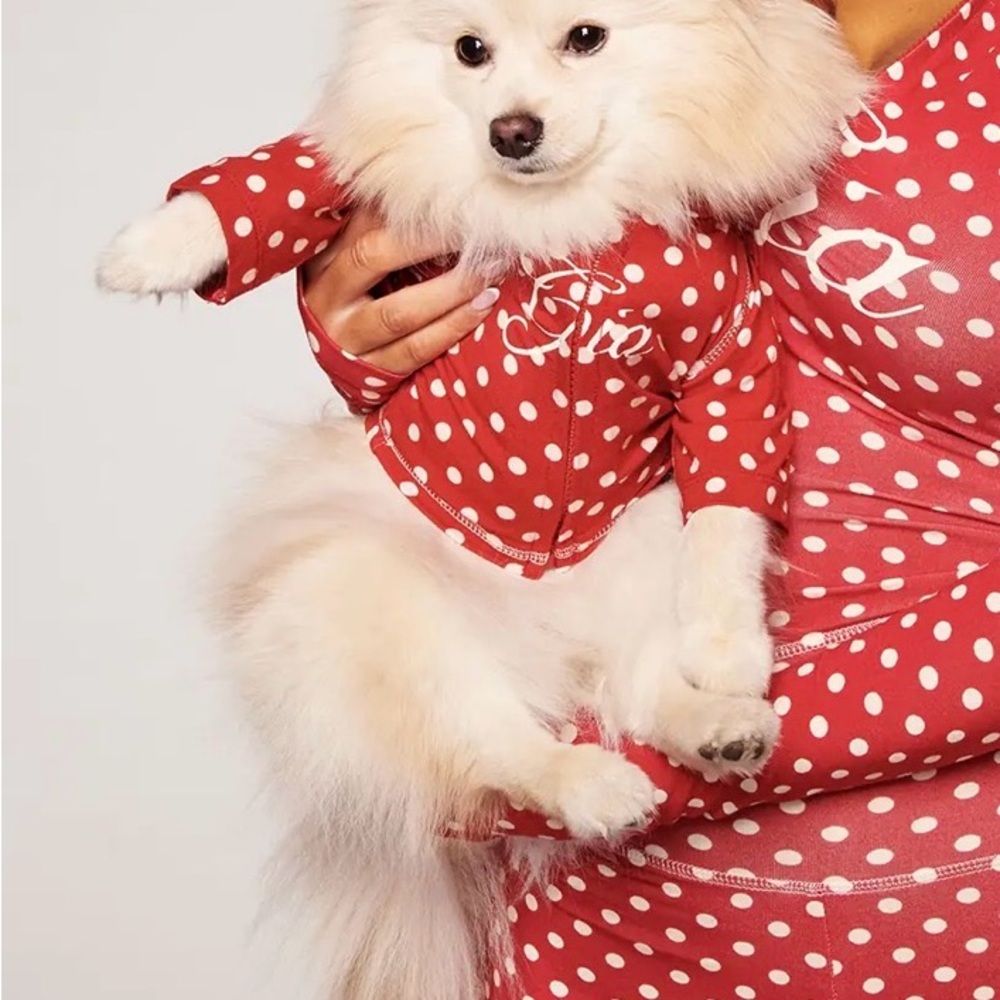 I.AM.GIA: BLARE BEST FRIEND DOG HOODIE - POLKA